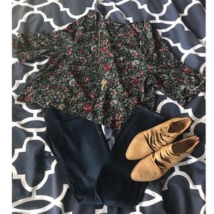 about a girl cropped blouse